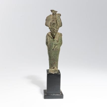 Egitto, statua in bronzo di Osiride, Periodo Tardo