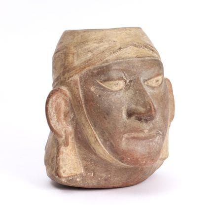Peru, Moche IV, ca. 500–700, a fine portrait vesse