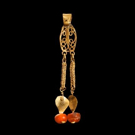 Pendentifs romains en or, IIIe-IVe siècle de notre