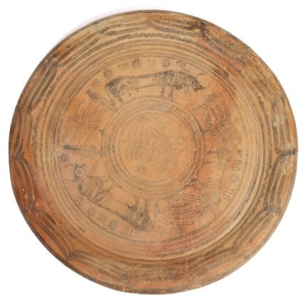 Indus Valley, a fine terracotta ceremonial dish, N