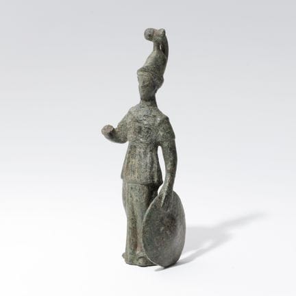 Statue romaine en bronze représentant Athéna, Ier-