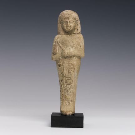 Egitto, ushabti in faience, forse di Osorkon II, X
