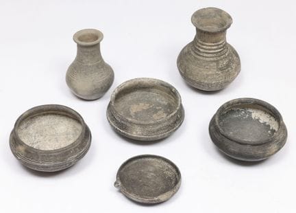 Armenia, Uhrartu, a collection of four black terra