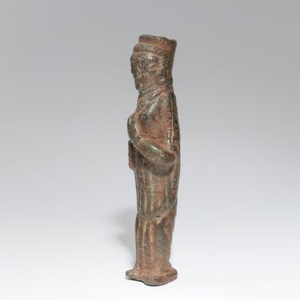 Persia, Luristán, asa de bronce con forma de figur