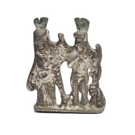 Egitto, amuleto d’argento, periodo romano, 100 d.C