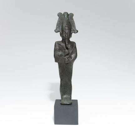 Egitto, Osiride in bronzo, V-IV secolo a.C. circa,