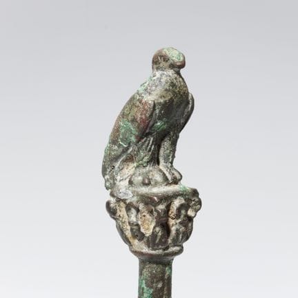 Colonne romaine miniature en bronze, Égypte, vers 