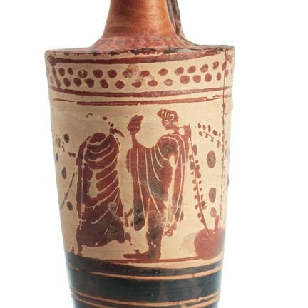 Un lequitos griego, de alrededor del 450 a. C., co