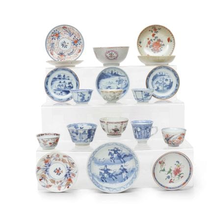 China und Japan, eine Sammlung verschiedener Tasse