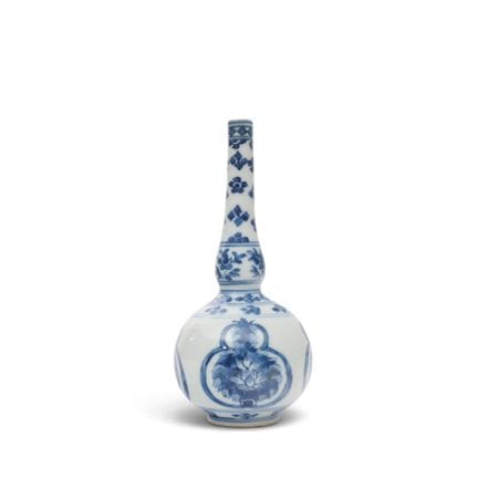 China, gotero de porcelana azul y blanca, período 