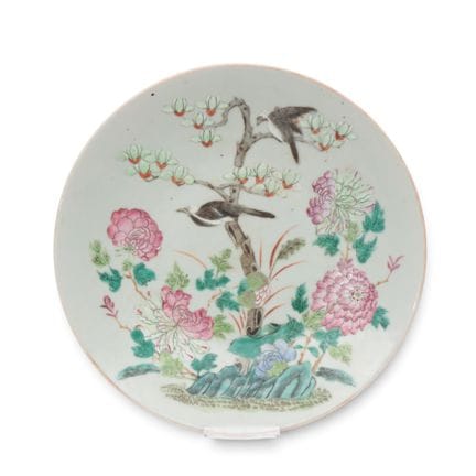 China, a famille rose porcelain dish, ca. 1900, pa