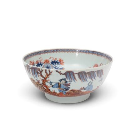 China, an Imari porcelain “Xiwangmu” bowl, 18th ce