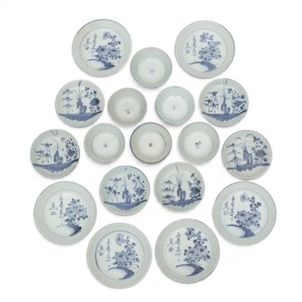 China, a blue-and-white porcelain "Tek Sing Cargo"