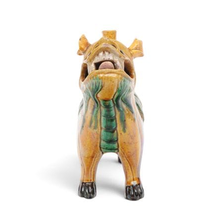 China, a sancai-glazed Xiezhi-shaped censer, 20th 