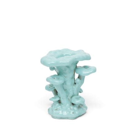 China, eine türkisfarbene „Pilz“-Vase, 20. Jahrhun