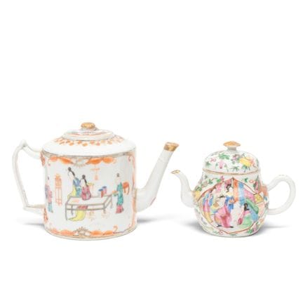 China, a "famille rose" and a Canton "famille rose