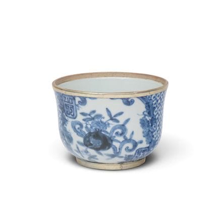 China, a blue-and-white “Blue de Hue” bowl for the