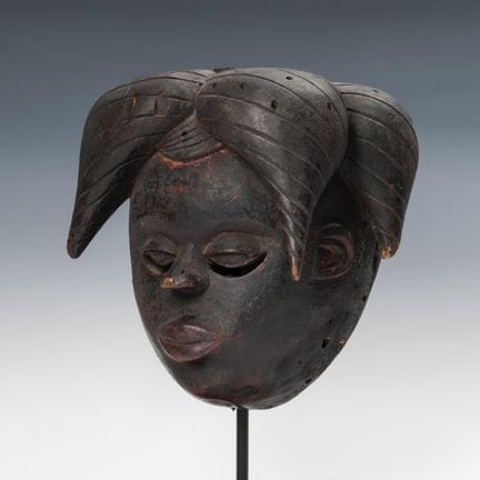 Nigeria, Ibibio, máscara facial, el «heardoo» con 