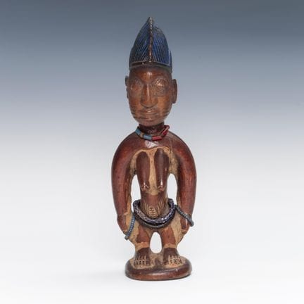 Nigeria, yoruba, Oshogbo, figura femenina gemela d