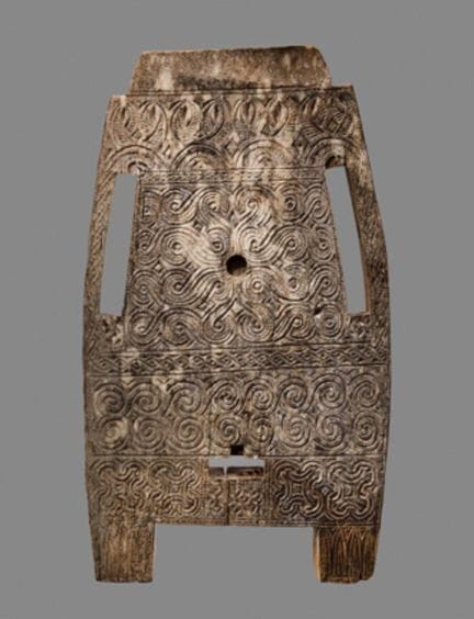 Sulawesi, Toraja, a finely carved architectural wo