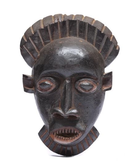 Camerún occidental, praderas, bamileke, una máscar