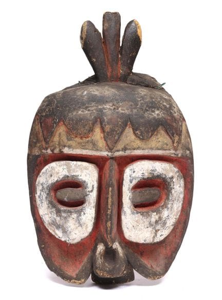 Guinea Equatoriale, Abelam, maschera in legno di b