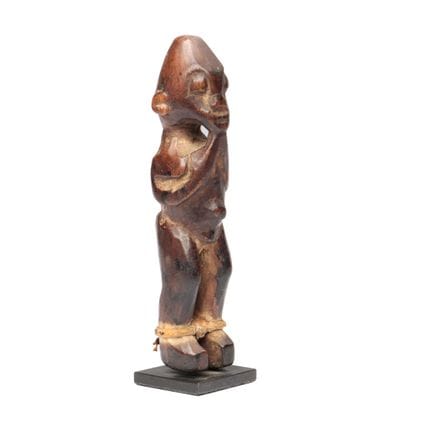 Burkina Faso, Lobi, amuleto de madera, colgante, c