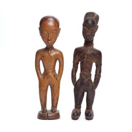 Costa de Marfil, Baule, dos magníficas figuras de 