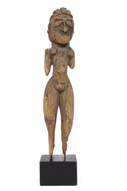 Burkina Faso, Lobi, figura antropomórfica de pie, 