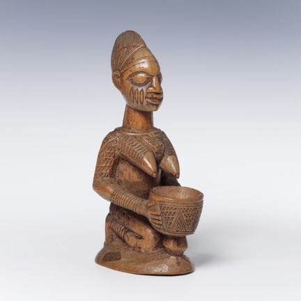 Nigeria, yoruba, Ekiti, portador de copas, alt. 20