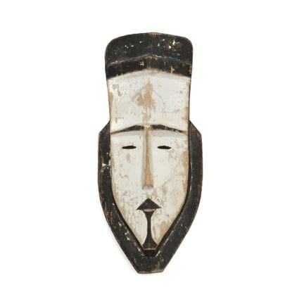 Islas Mortlock, máscara decorativa, tapuano. L. 25