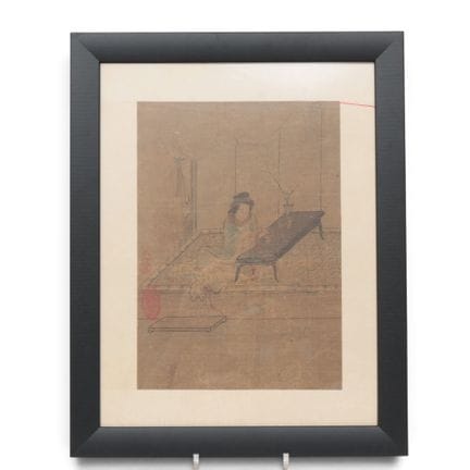 China, a painting on silk, 19th century, depicting