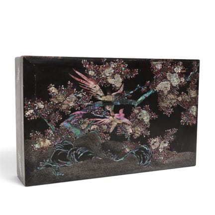 Japon, boîte laquée de Nagasaki, XIXe siècle, incr