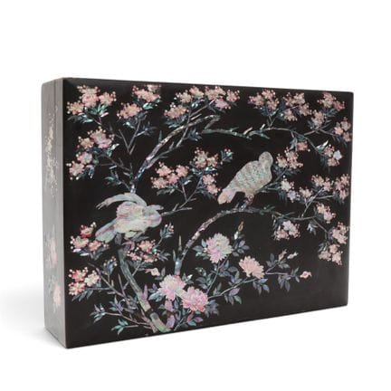 Japon, boîte laquée de Nagasaki, XIXe siècle, incr