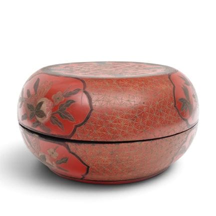 China, a red lacquer box with lid, late 19th–early
