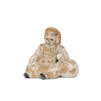 Japon, figurine de Daikokuten de l'école Satsuma, 