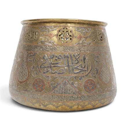 Middle East, Mamluk-style revival silver- and copp