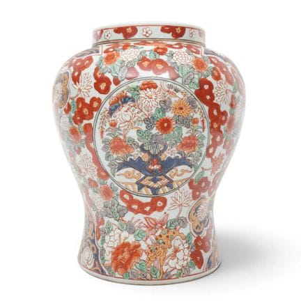 Japon, jarre en porcelaine d'Imari, XXe siècle, ri