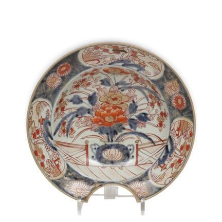 Japon, lavabo de rasage en porcelaine d'Imari, pér
