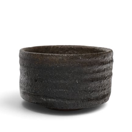 Japon, chawan en céramique setoguro, XIXe siècle o
