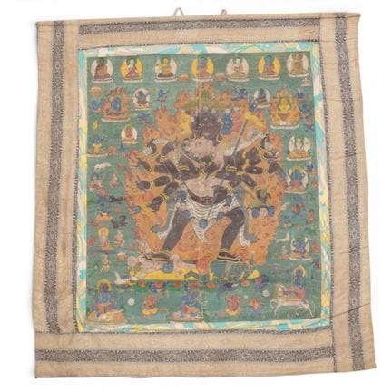 Tibet, a thangka depicting Chakrasamvara, ca. 1900