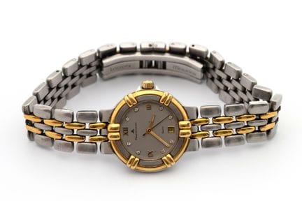 Maurice Lacroix, montre-bracelet en acier, années 