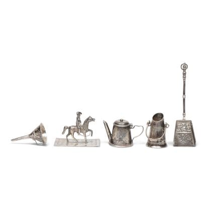 Cinq miniatures diverses, XIXe et XXe siècles, don