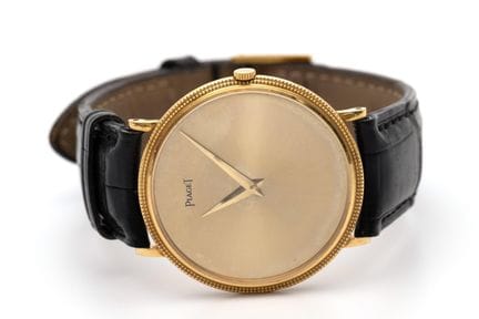 Piaget, une montre-bracelet Altiplano en or, réf. 