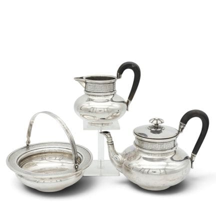 Service à thé en trois pièces de la maison Van Kem