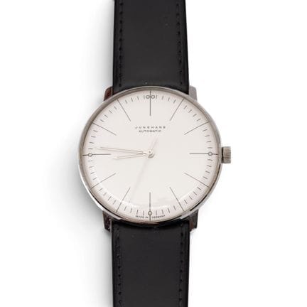 Junghans, montre-bracelet en acier. Conçue par Max