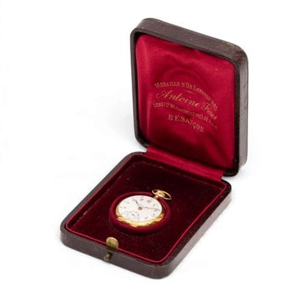 Antoine Frères, une montre de poche en or. Cadran 