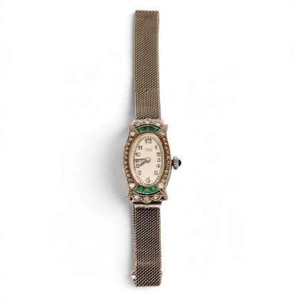 Montre Gübelin Art déco en diamants, à remontage m