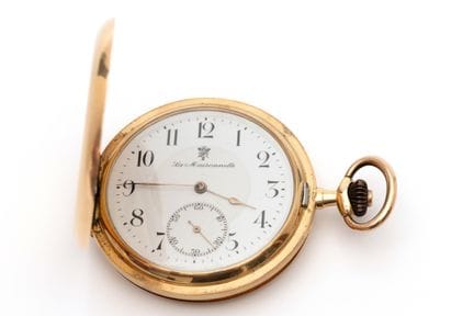 La Maisonnette, une montre de poche « Gold Hunter 