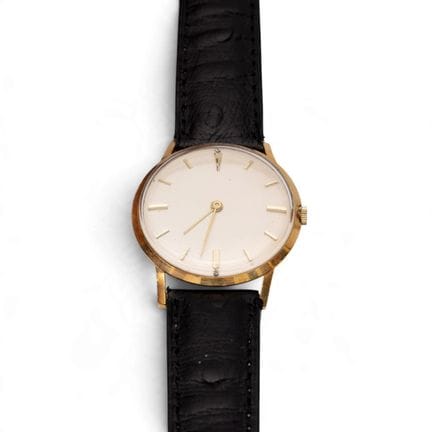 Montre-bracelet suisse en or, à remontage manuel, 
